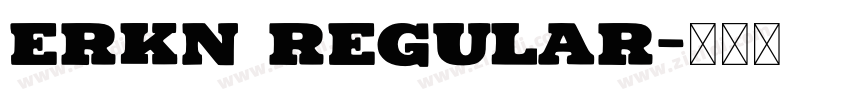 ERKN Regular字体转换